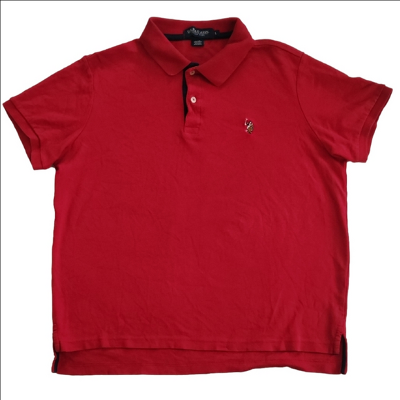 U.S. Polo Assn. Other - U.S. Polo Assn. Vibrant Red Polo Shirt